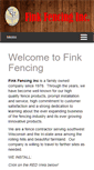 Mobile Screenshot of finkfencing.com