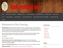 Tablet Screenshot of finkfencing.com
